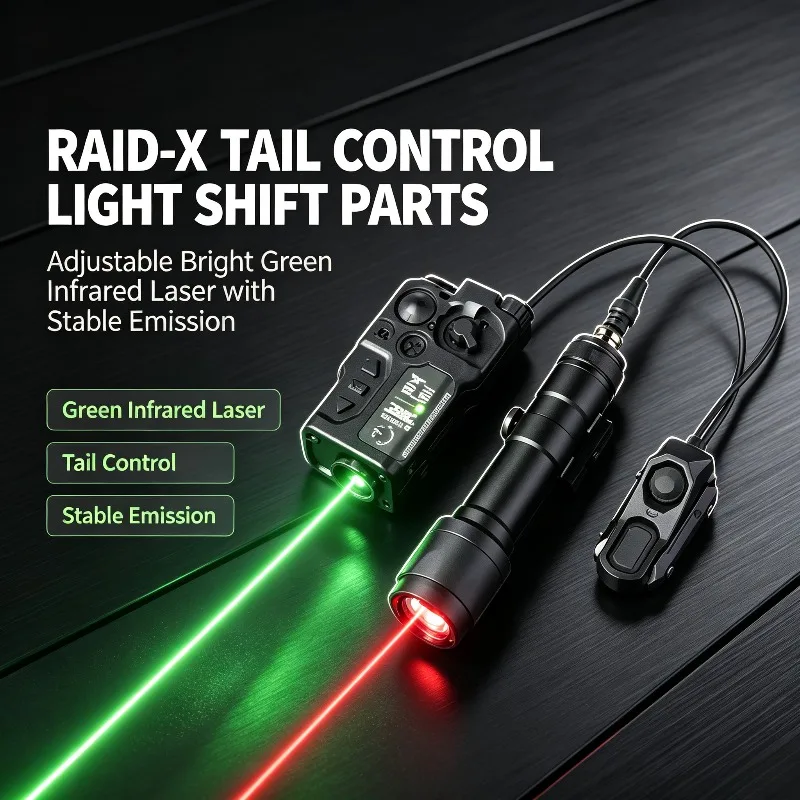 Stable Emission Green Infrared Laser Adjustable Bright Tail Control Light Shift RAID‑X Install Hobby Parts