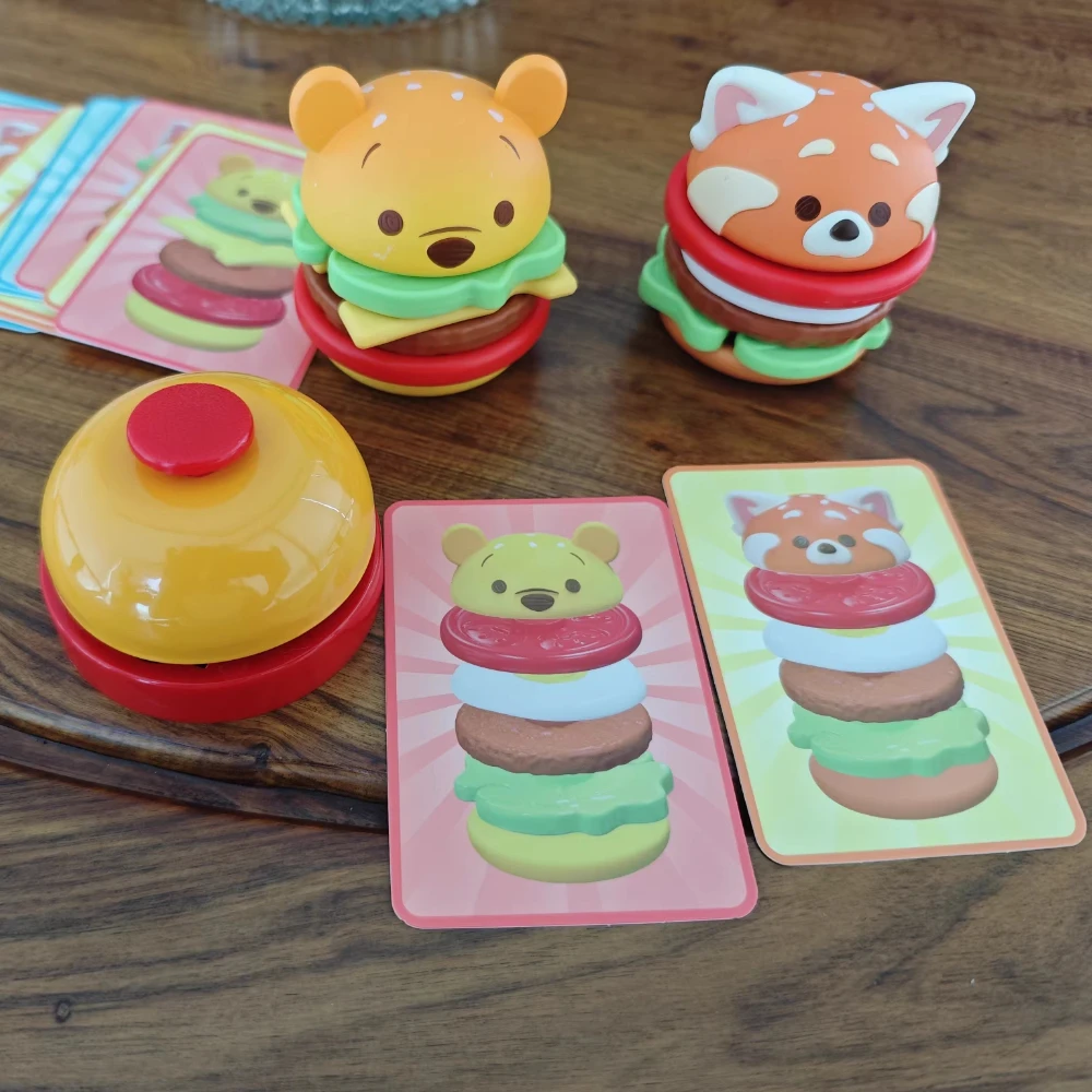 Disney autêntica série songsong hambúrguer batalha caixa cega bonito periférico artesanal figura boneca ornamento de mesa