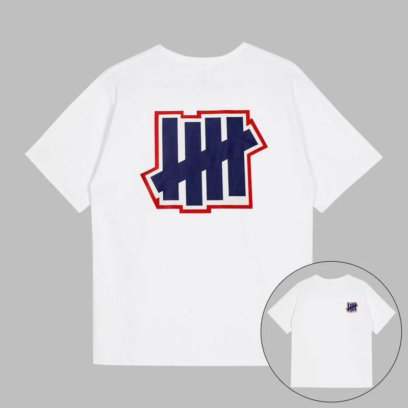 2026 UN Summer DEFEATED New Short-sleeved T-shirt Men and Women All Match Couples Fashion Brand Casual Half Sleeve
