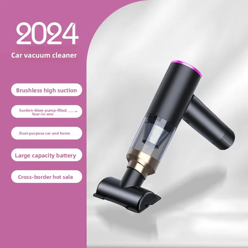 

Car vacuum cleaner brushless wireless charging handheld mini portable dual-purpose super powerful power suction