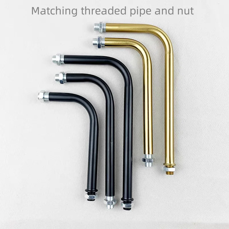 ملحقات الإضاءة M10 أنبوب معدني منحني تعديل ضوء الجدار الرجعية ربط أنبوب سبعة أحرف أنبوب داخلي وخارجي #3