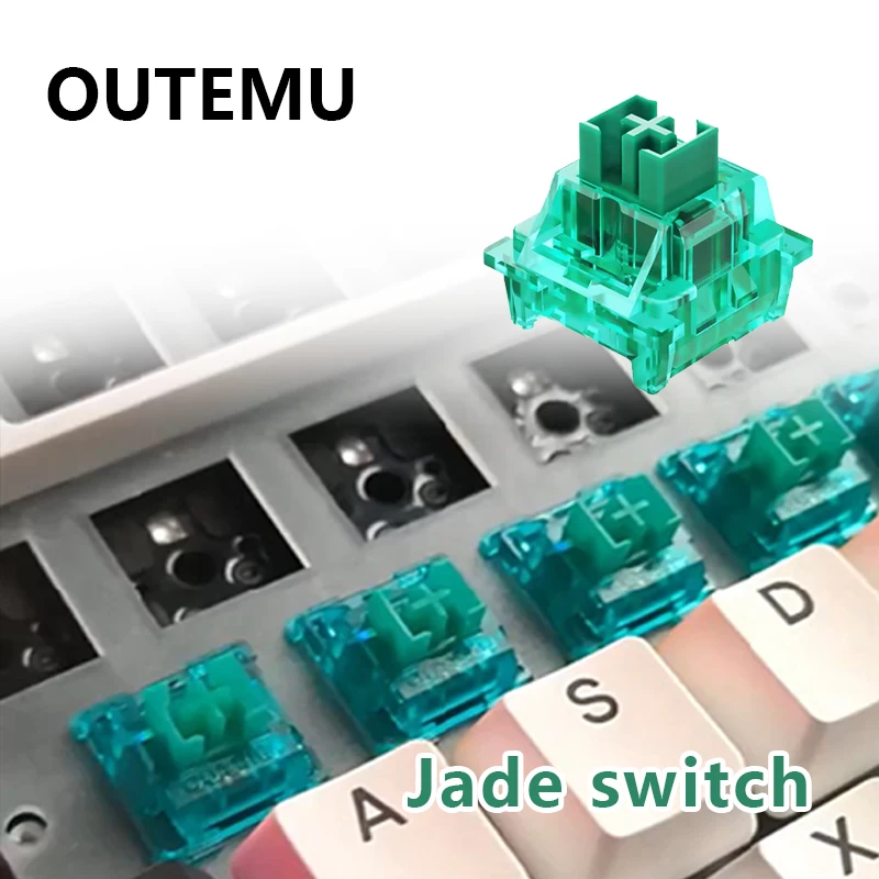 

Outemu Jade Linear Switch 3PIN Mechanical Keyboard Switch Mahjong Sound Hot Plug