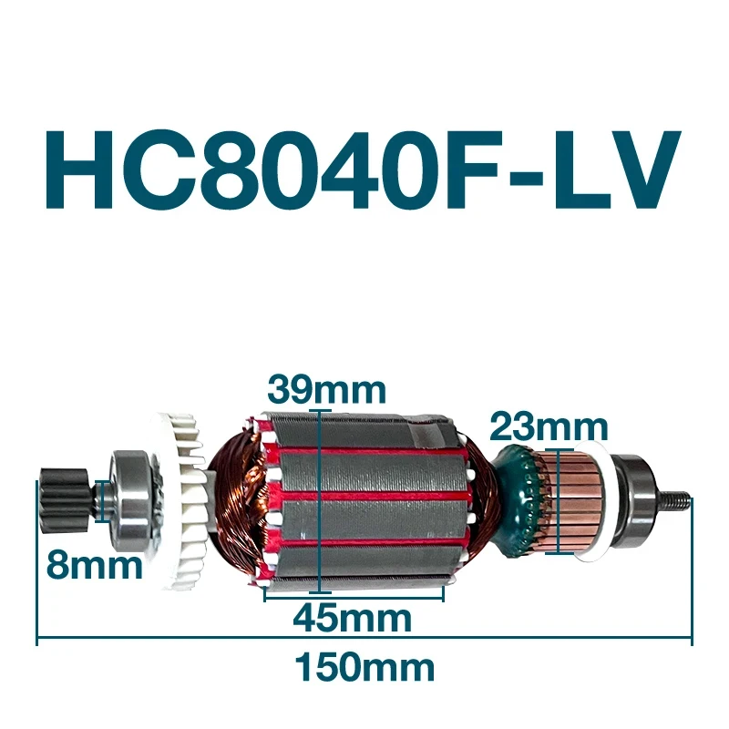 AC220-240V rotore per Yili HC8040F-LV HC8040FLV rondella per auto rondella rotore armatura ancoraggio parti di ricambio