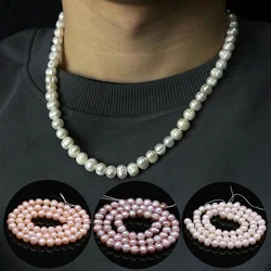 100% Natural Freshwater Pearls Wholesale A Quality Irregularly Rounded Spacer Beads for Jewelry Making DIY Necklace Bracelet