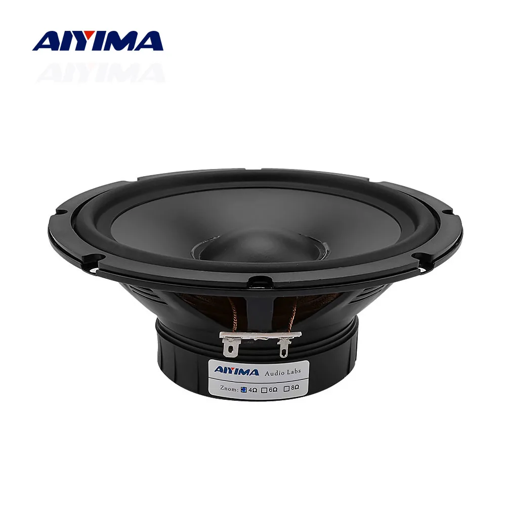 

AIYIMA 6.5 Inch Mid Range Bass Speaker 4 8 Ohm 30W DIY Home Theater Waterproof Woofer Audio Speaker PP Basin Rubber Loudspeaker