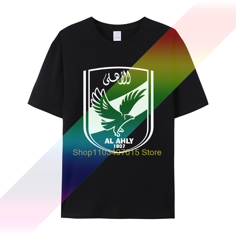 Sports man's T shirt Al Ahly of Egypt Soccer Football Jersey Africa Alhy Print Men Short Sleeve Men New for mans tshirt