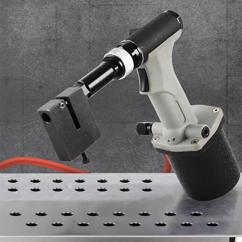 Pneumatic Hydraulic Punching Gun - Stainless Steel Metal Advertising Sign Punching Machine | Specialized for Illuminated Signs