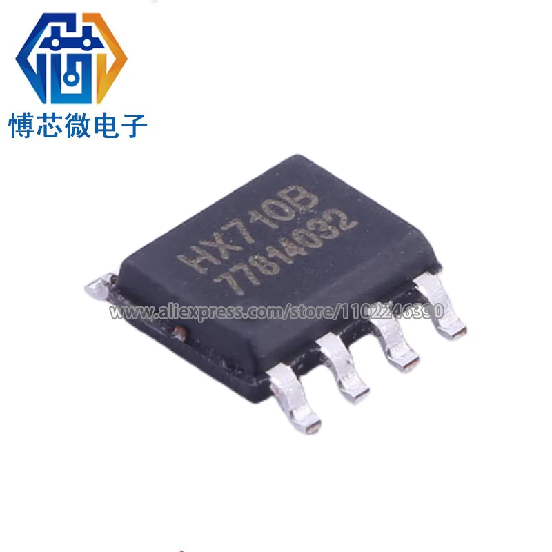 【10 Pieces 】HX710B packaged SOIC-8 analog-to-digital conversion chip