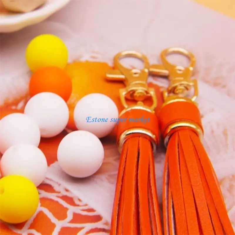 090b Candy Color Silicone Bead Baby Jewelry Acessórios DIY