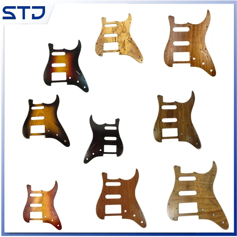 Multitudinous Electric SSH Guitar Pickguard solid wood,SSS Guitar Plate Scratch Pick Guard，Guitar parts