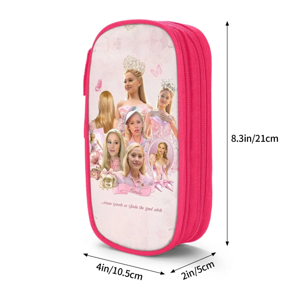 Wicked Glinda Elegant Good Witch Movie Pencil Case Kids Lovely Pencil Box Design School Pencil Cases Supplies Gift Idea