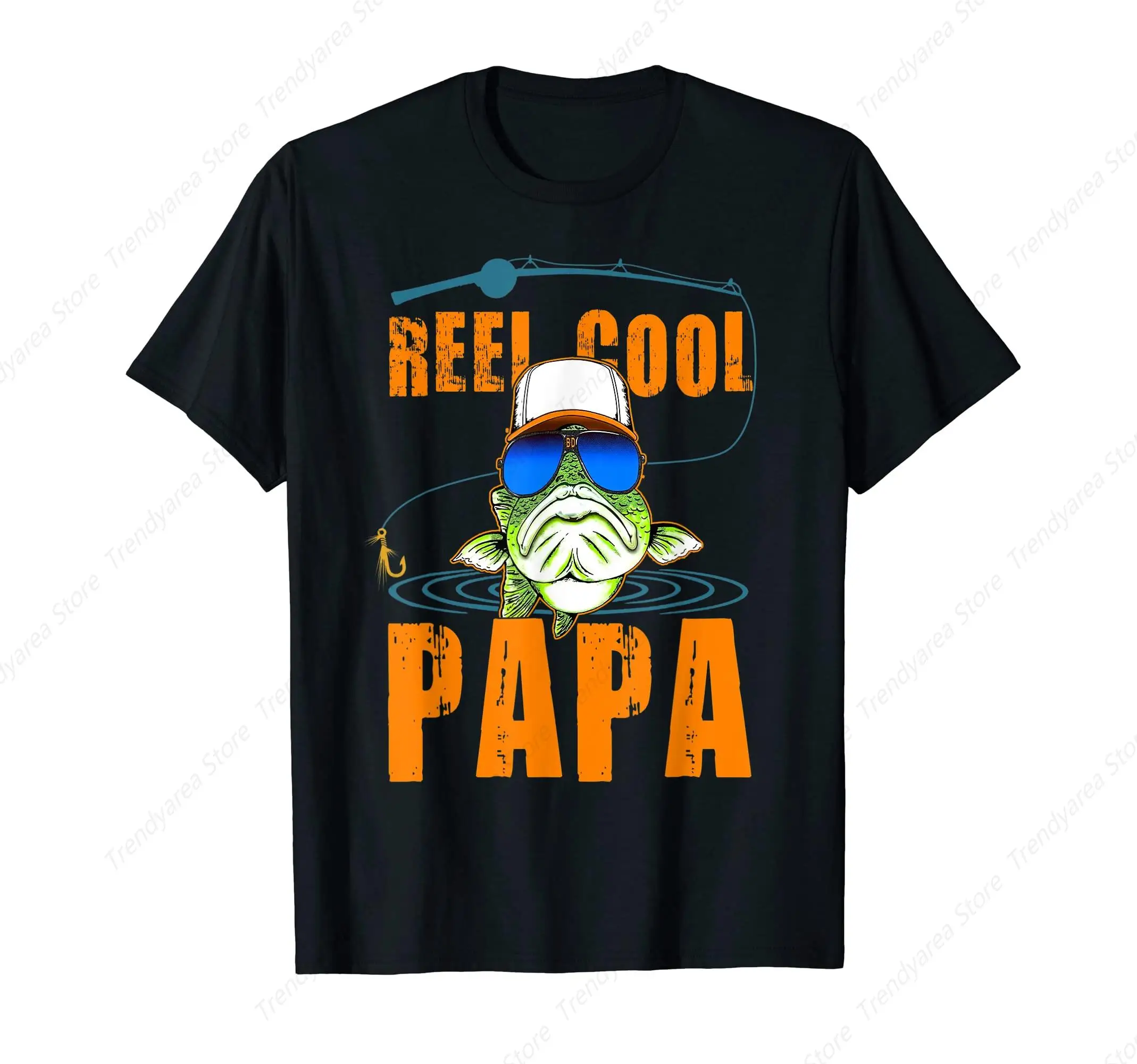 Mens Reel Cool Dad T-Shirt Fishing Daddy Father's Day T-Shirts