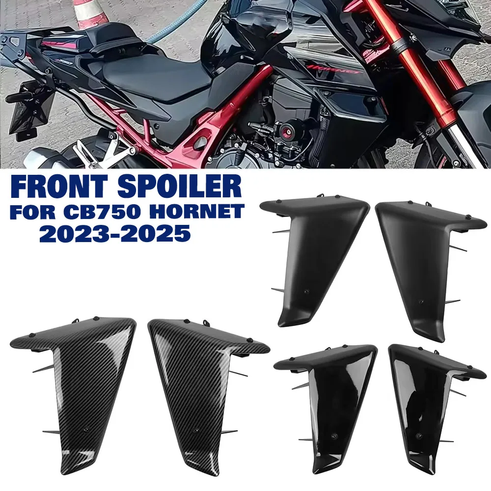 

Спойлер переднего крыла мотоцикла для HONDA CB750 HORNET CB 750 2023-2025 2024, прижимная сила, голая сторона, передний аэродинамический обтекатель
