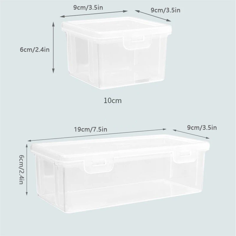 Cable Storage Box Transparent Plastic Data Line Storage Container For Desk Stationery Multifunctional Headset Data Charging Line