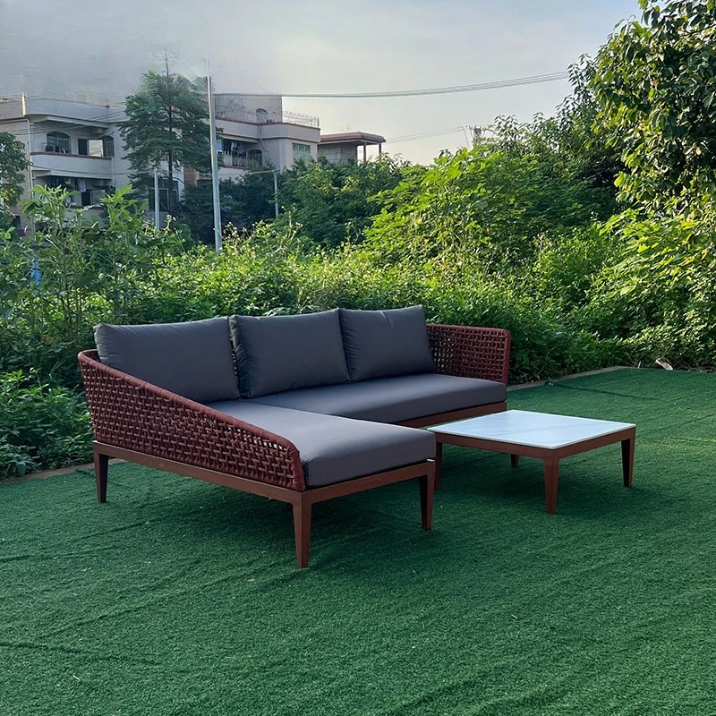 

Outdoor Sofa Indoor and Outdoor Villa Hotel Leisure Sofa Chair Open-air Courtyard Terrace Waterproof and Sunscreen Rattan