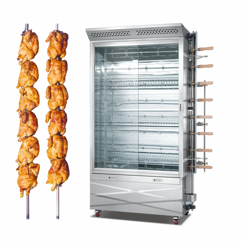 Wholesale Chicken Rotary Rotisserie Oven Commercial Large Capacity Restaurants BBQ  Grill Rotating Machine