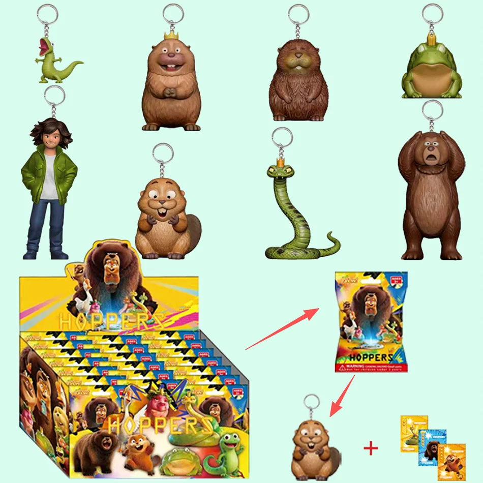 

НОВИНКА 2026: Фигурка-модель HOPPERS серии Beaver, мультяшная игровая периферия, украшение для стола, подарок на Хэллоуин/Рождество для детей