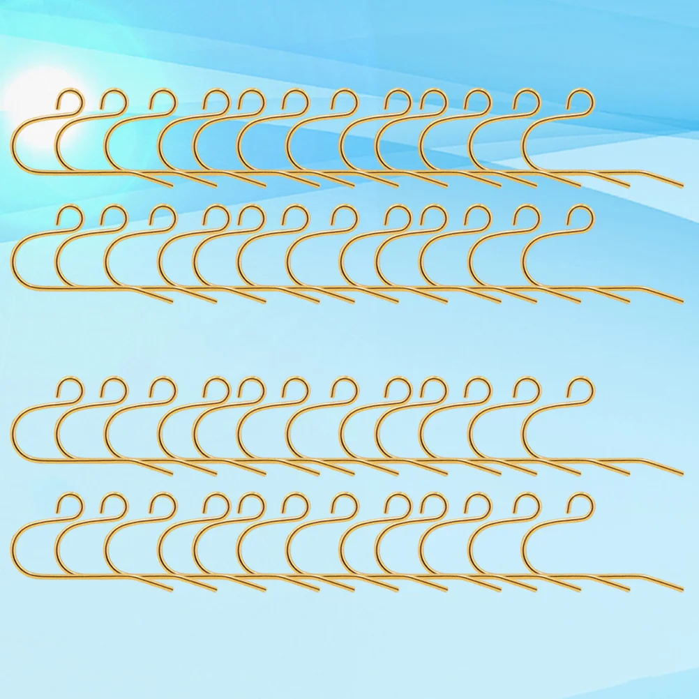 100 pièces d'accessoires pour boucles d'oreilles DIY, pièces simples en acier inoxydable pour boucles d'oreilles, fil doré de 0,5 mm pour femmes, léger, résistant à la déformation