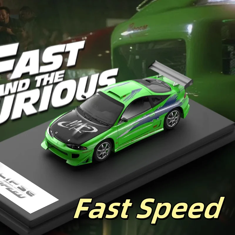 

1:64 Speed and Passion Eclipse sports car, die-cast alloy car model, for teenagers to play with, adult decoration, birthday gift