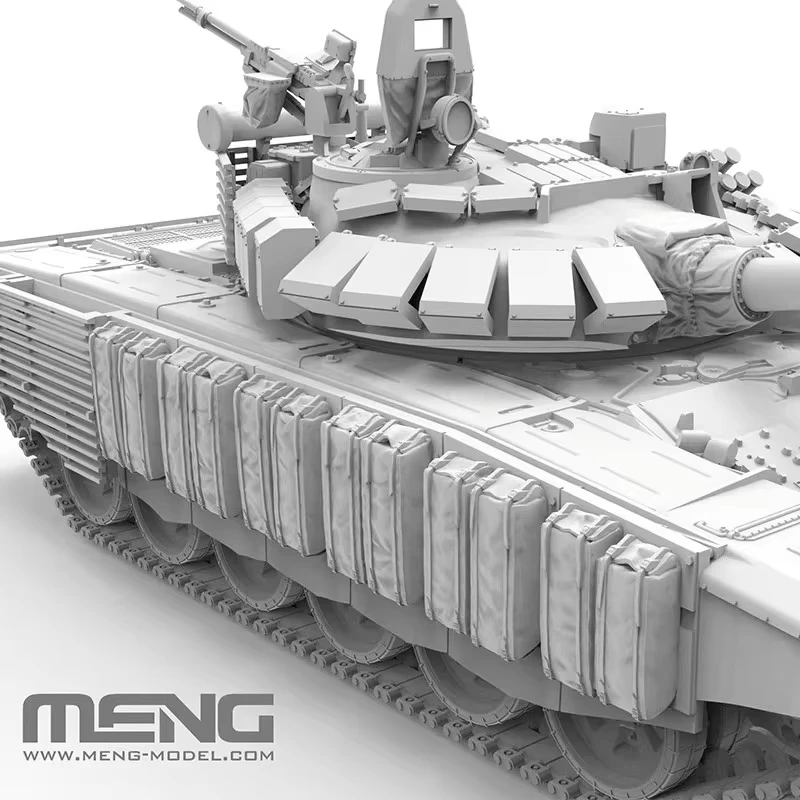 MENG 1/72 Russian T-72B3M Main Battle Tank Assemble Figure 72-007 Model Assembly Uncolored Collectible Custom Plastic Toy Gift - Image 4