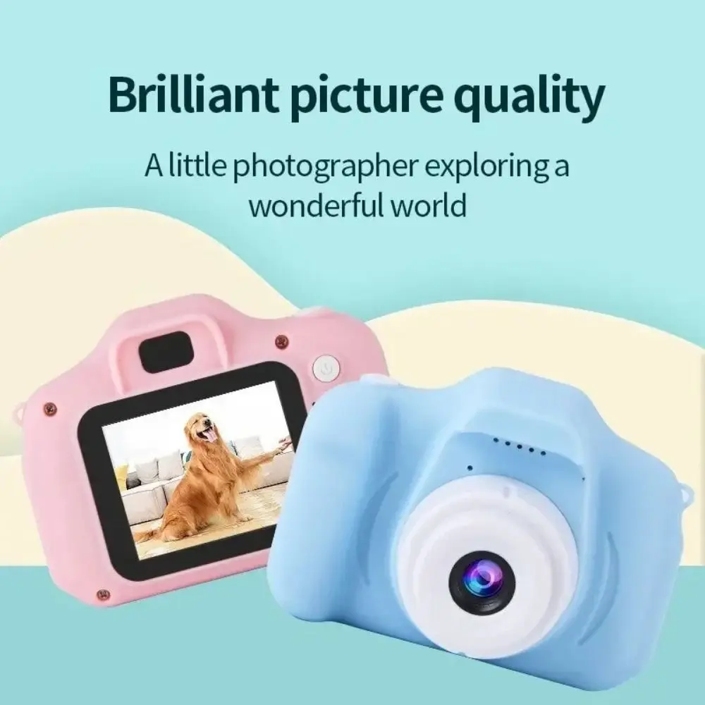 Mini appareil photo numérique X2 pour enfants, petits jouets SLR pour enfants, prendre et gérer l'appareil photo HD pour enfants, cadeaux jouets