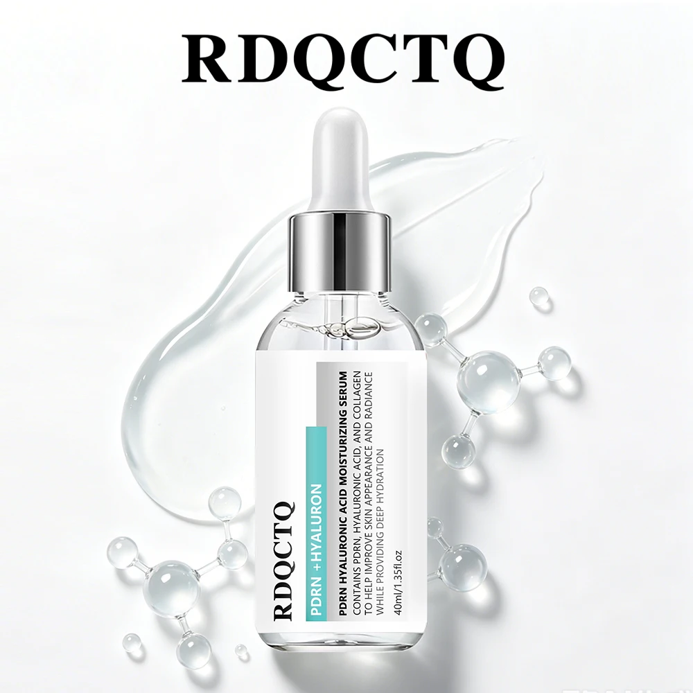 Hyaluronic Acid Serum PDRN Collagen Infused Hydrating Face Essence Deep Moisture Boost Skin Radiance Lightweight Daily Skincare