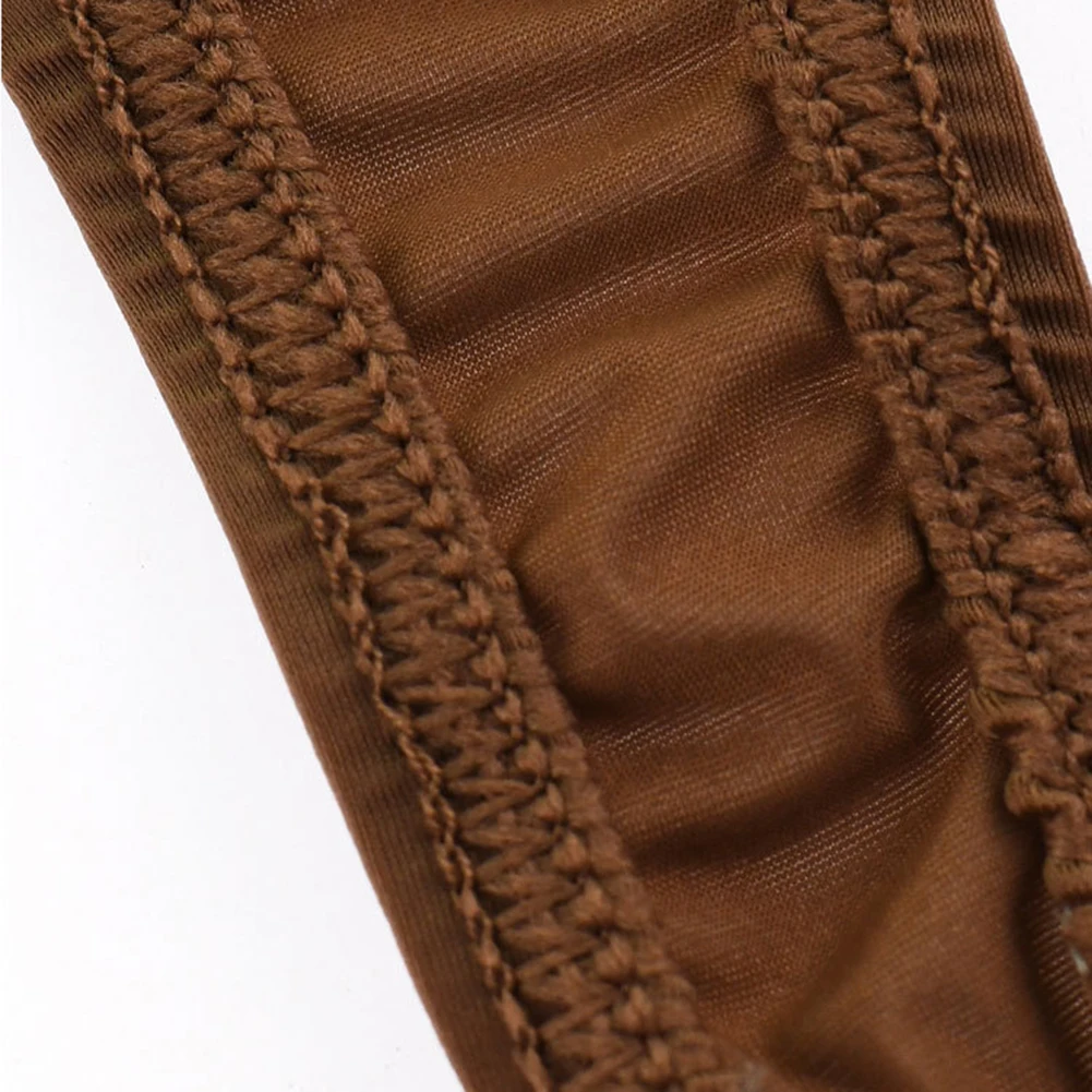 لامعة الساتان T-الظهر ثونغ G-سلاسل الحقيبة الساتان الأبيض لامع الملابس الداخلية 5 دنة جميع الفصول العلامة التجارية الجديدة قصيرة طول #4