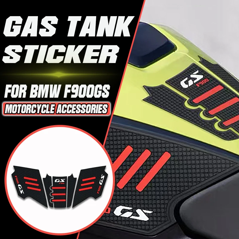 

New Motorcycle Accessories Tank Pads Rubber Anti-slip Tank Pad Fuel Tank Protector Stickers For Bmw F900GS F900 GS F 900 GS 2024