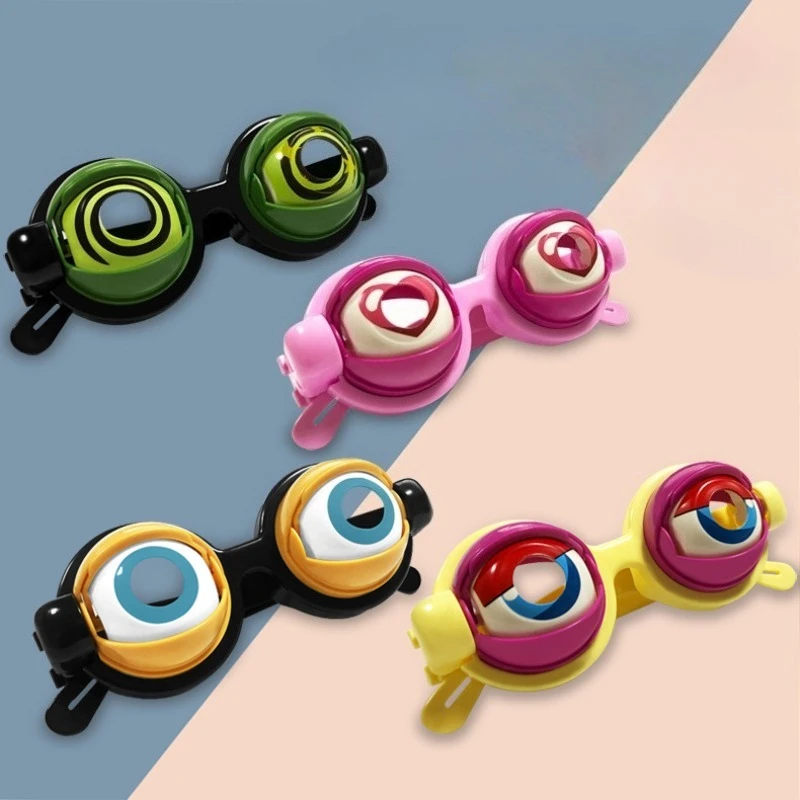 

Веселые очки для селфи-видео очков в одном стиле, как Douyin, с завязками и мигающими глазами, веселыми и глупкими игрушками