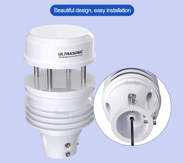 Weather Station Meteorological Sensor Monitor Ultrasonic air Velocity Sensor