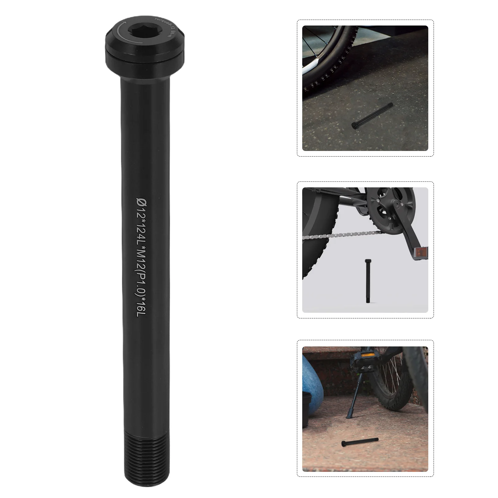 

Bicycle Thru Axle Aluminum Alloy Front Fork Axle Lever For Road Mountain Urban Cycling Durable Lightweight