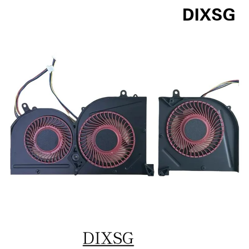 Replacement Laptop CPU GPU Cooling Fan for MSI GS63 GS63VR GS73 GS73VR GS62 GS72 MS-17B1 MS-17B2 Series BS5005HS-U2F1