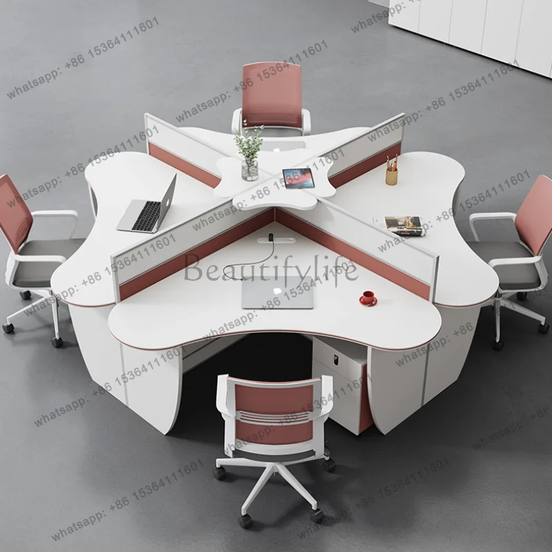 FG Screen staff desk 1 2 4 person Office table computer desk Table pliante office tables Room desks study desks Office Furniture
