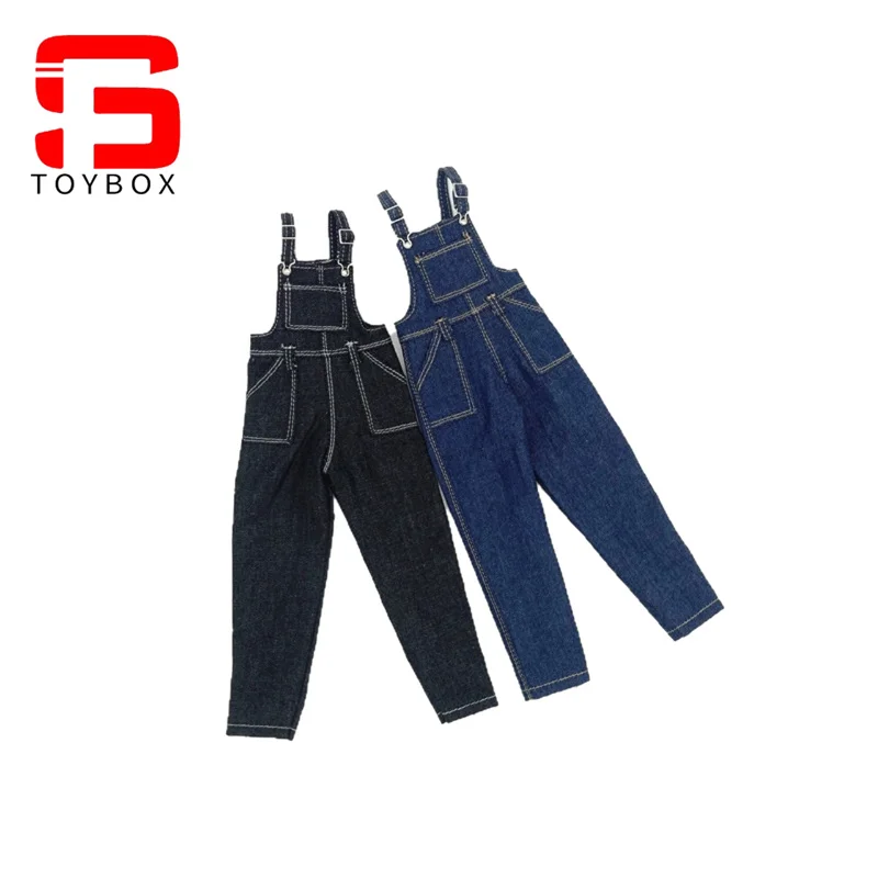 Weibliches Kurzarm-Overall-Kleidungsmodell im Maßstab 1:6, passend für 12-Zoll-Soldat-Actionfiguren-Körperpuppen