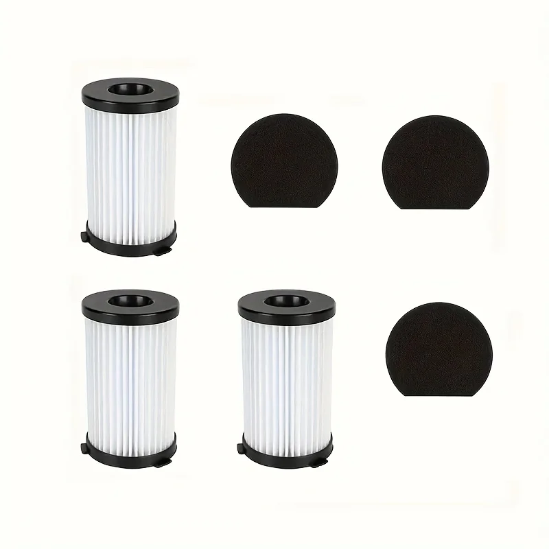 3 عبوات بديلة لفلتر المكنسة الكهربائية Moosoo 3 قطع متوافقة مع E600، V600، D600/D601 - تحسين تدفق الهواء والأداء