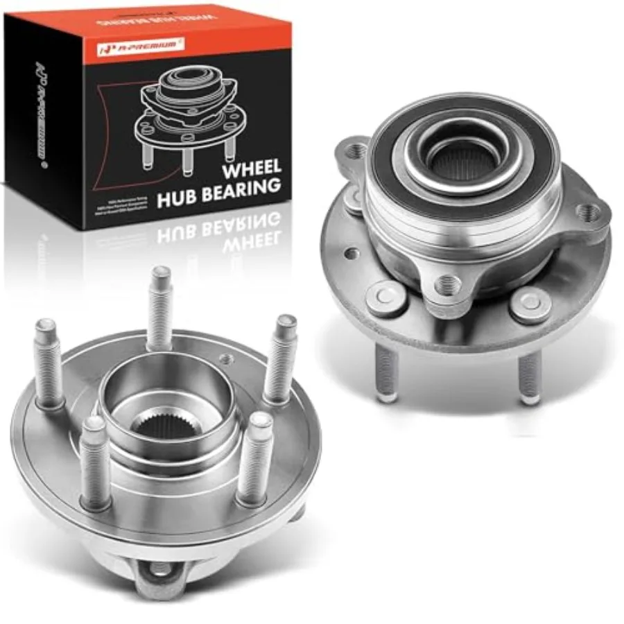 

2 подшипника колеса и ступицы в сборе с 5 ножками, совместимые с Edge Taurus Flex Police Interceptor Sedan Special Serv