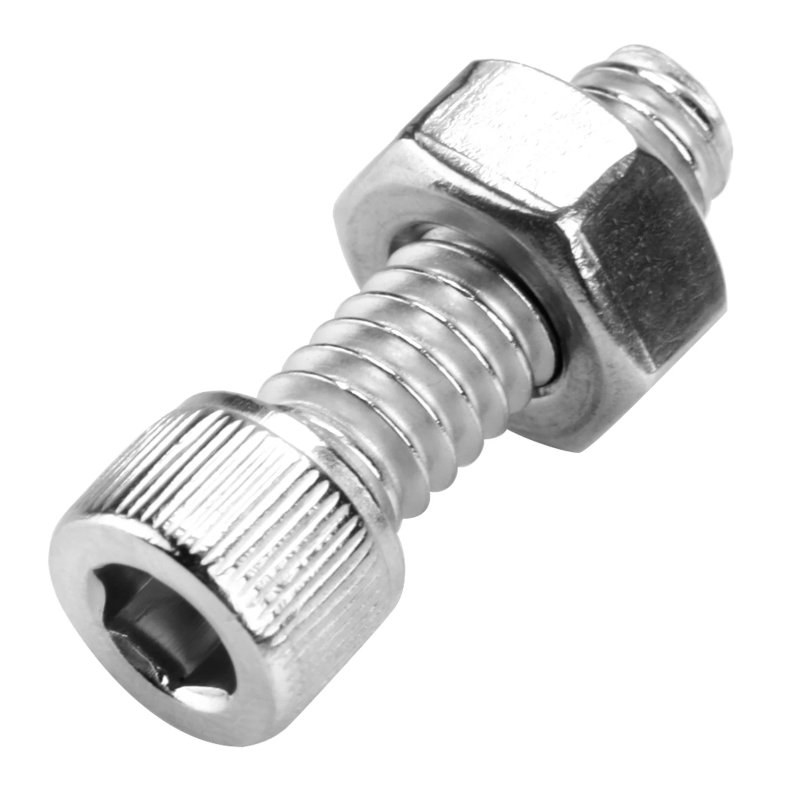 90 Uds 1/4-20UNC pernos de cabeza hexagonal de acero inoxidable Kit surtido de tornillos hexagonales tornillos de cabeza