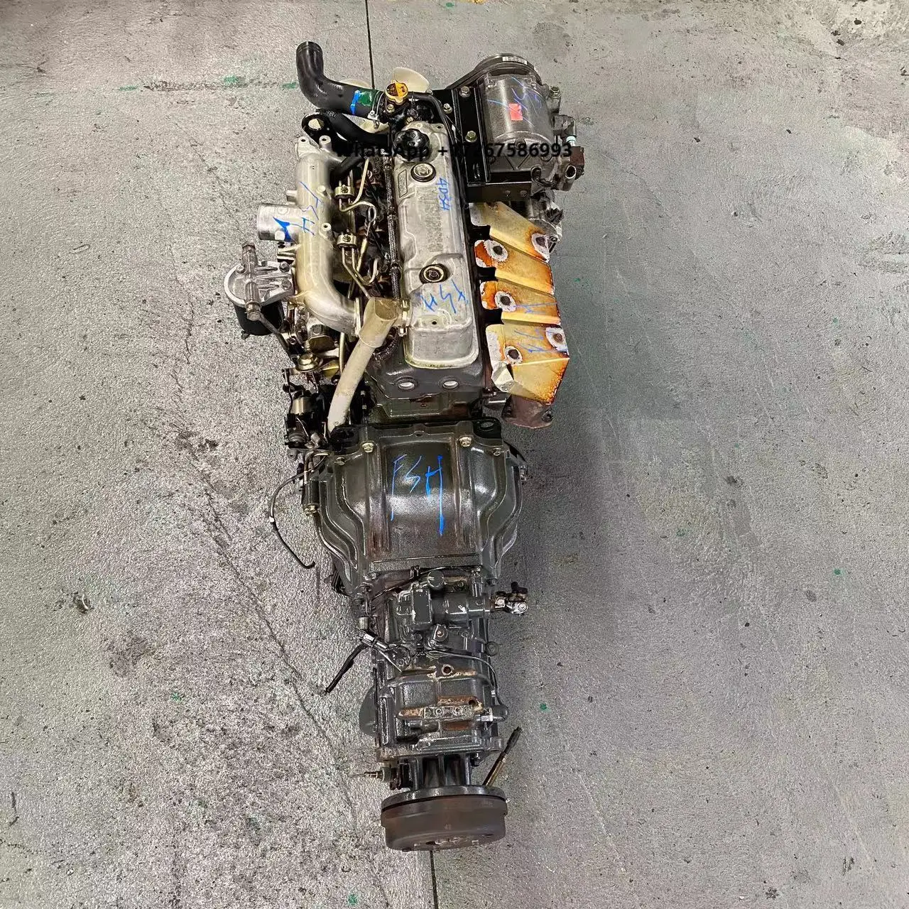 For M1 tsu b1shi Boutique 4D34  TURCK Second-hand Engine Assembly Engine  4 Cylinder Direct