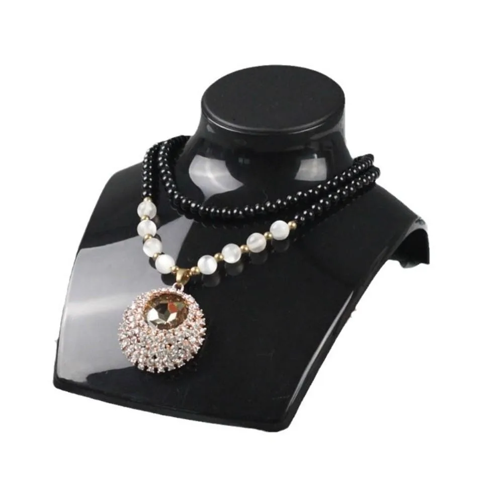 

New Acrylic Necklace Bust Stand Practical Elegant Chain Holder Long Use Necklace Showing Stand Women