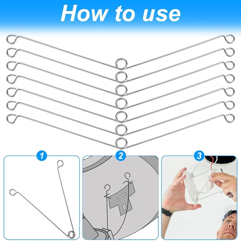 7 PCS Spring Clips Recessed Lighting, Torsion Spring Recessed Lighting Accessories Recessed Light Covers Trims