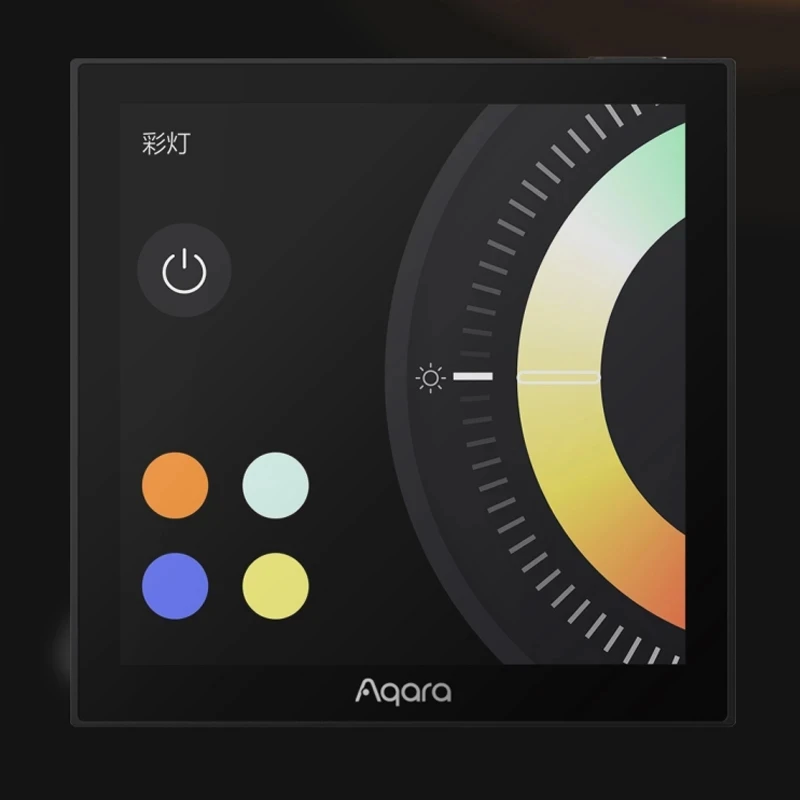 Aqara Scene Panel Switch S1 Zigbee 3.95 "شاشة لمس ذكية AI التعرف على الإيماءات Siri التحكم الصوتي العمل مع تطبيق Apple Homekit