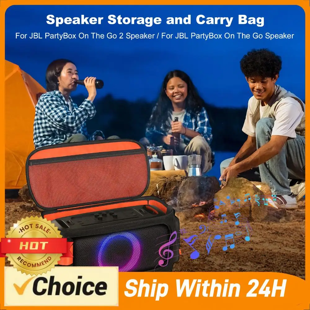 

Travel Storage Bag Shockproof Protective Case with Shoulder Strap for PartyBox On The Go2 Portable Party Speaker
