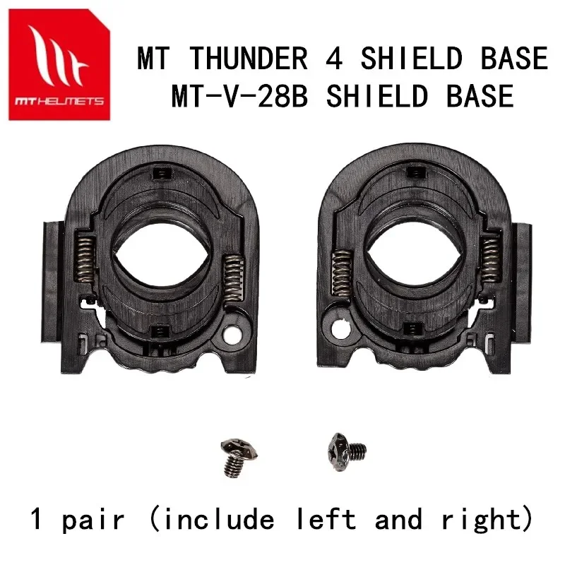 MT-V-28B Base scudo MT Thunder 4 Pezzi di ricambio di ricambio base scudo 1 paio di viti incluse