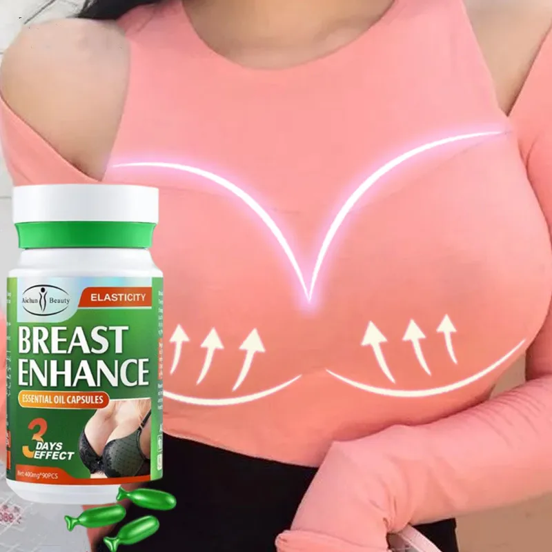 90 Capsules Breast Enlargement For Women Full Elasticity Chest Care Firming Lifting Breast Fast Growth Cream Big Bust Body Cream