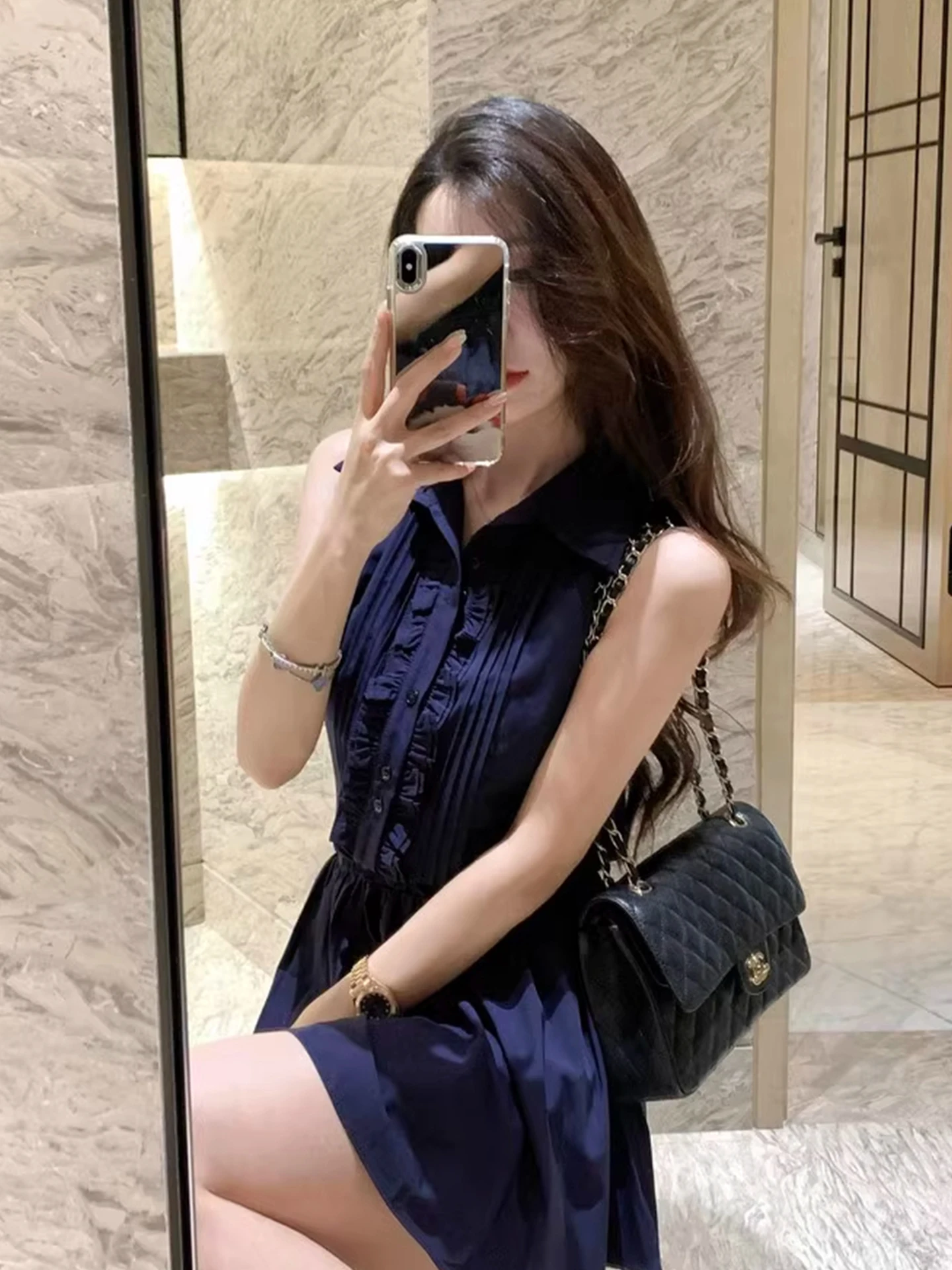 الرغبة النقية الراقية irt الدكتور المرأة تصميم الخصر مقصوص Svel سترة ort تنورة الصيف الكورية Sle Ci تخفيف #4