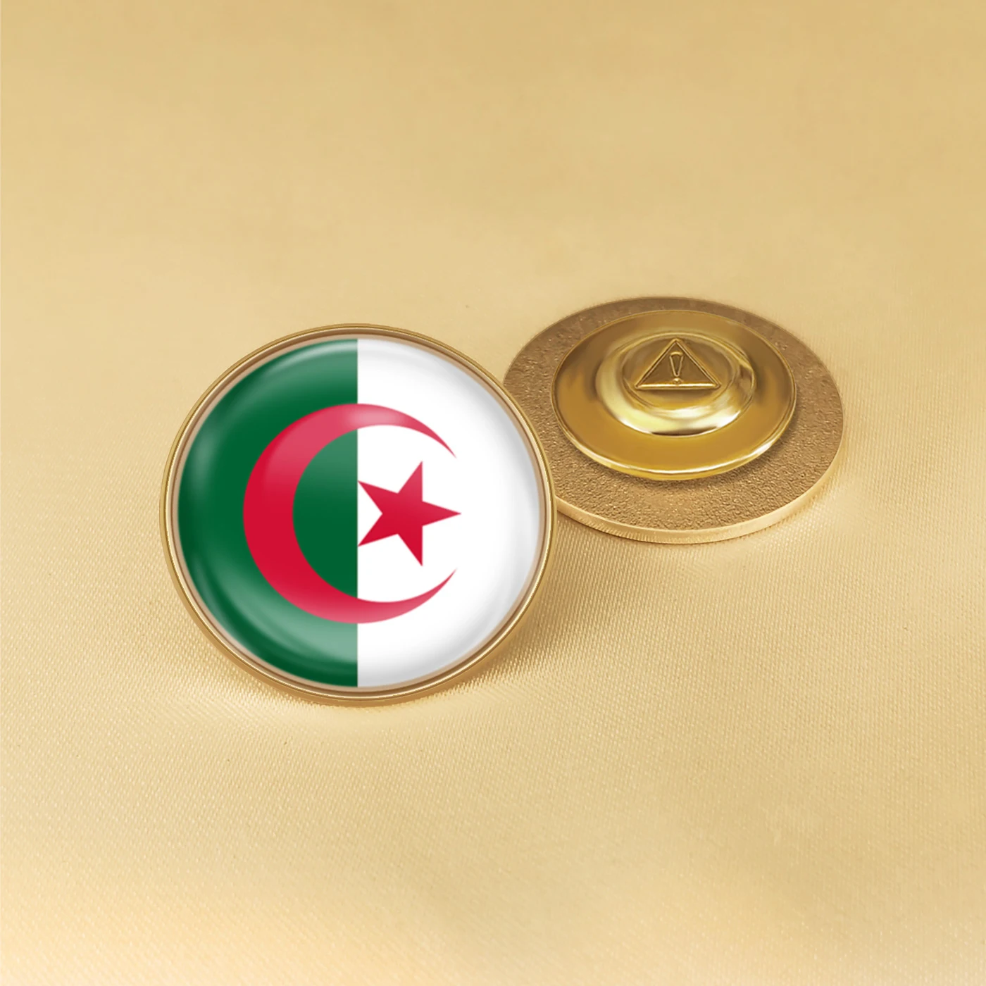 Algeria national Flag Lapel Pins Country Badges Brooch