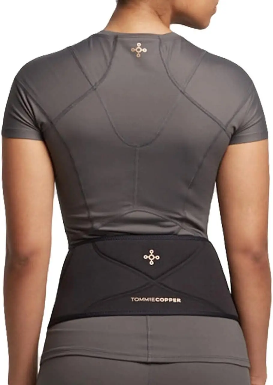 

Women\u2019s Comfort Back Brace, Adjustable, Sweat Wicking, Breathable Back & Compression for