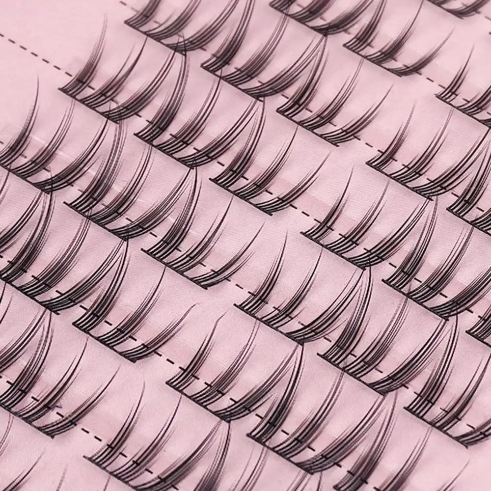 Extension de cils bricolage 60 grappes 10-12mm faux cils mélange de maquillage de cils greffage individuel grappes de cils accessoires de cils