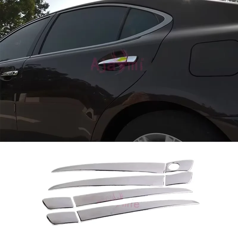 Exterior Door Handle Cover For LEXUS RX RX270 RX350 RX450 2009-2015 Sticker Chrome Garnish Panel Trim Car Styling Accessories