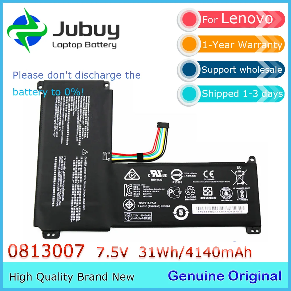 0813007 7.5V 31Wh Original Laptop Battery for Lenovo IdeaPad 120S-14IAP(81A500GBGE) 120S-11IAP 81A4 5B10P23779